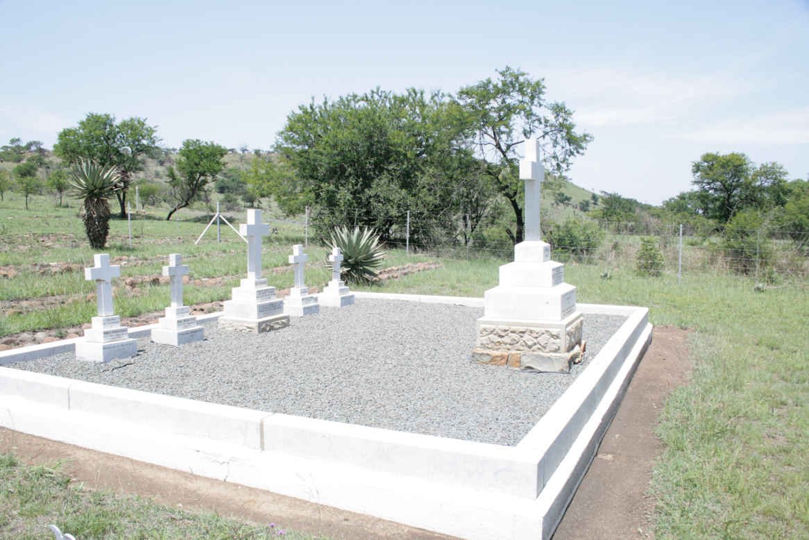12. Overview of the graves of those Officers who died at Wagon Hill on 6 January 1900