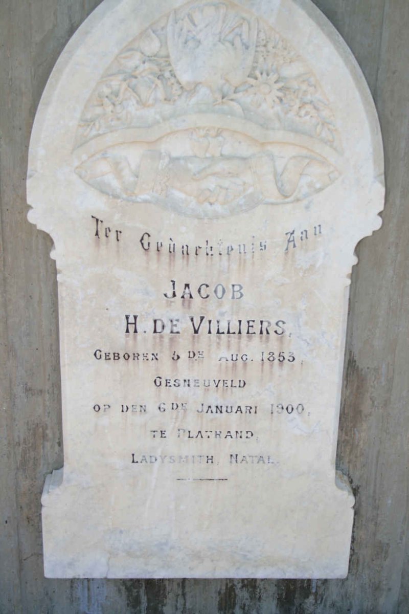 VILLIERS Jacob H., de 1853-1900