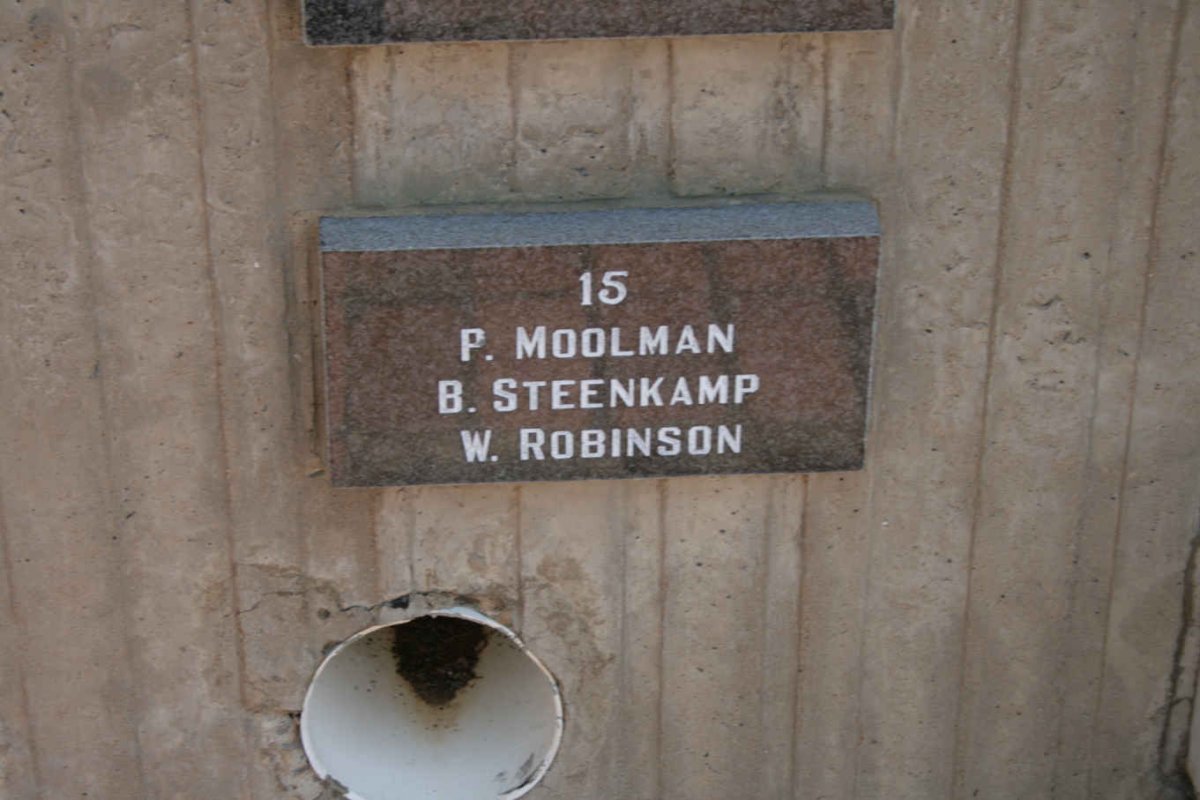 MOOLMAN P. :: STEENKAMP B. :: ROBINSON W.