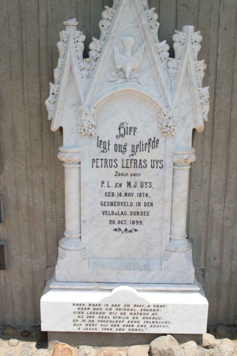 UYS Petrus Lefras 1874-1899
