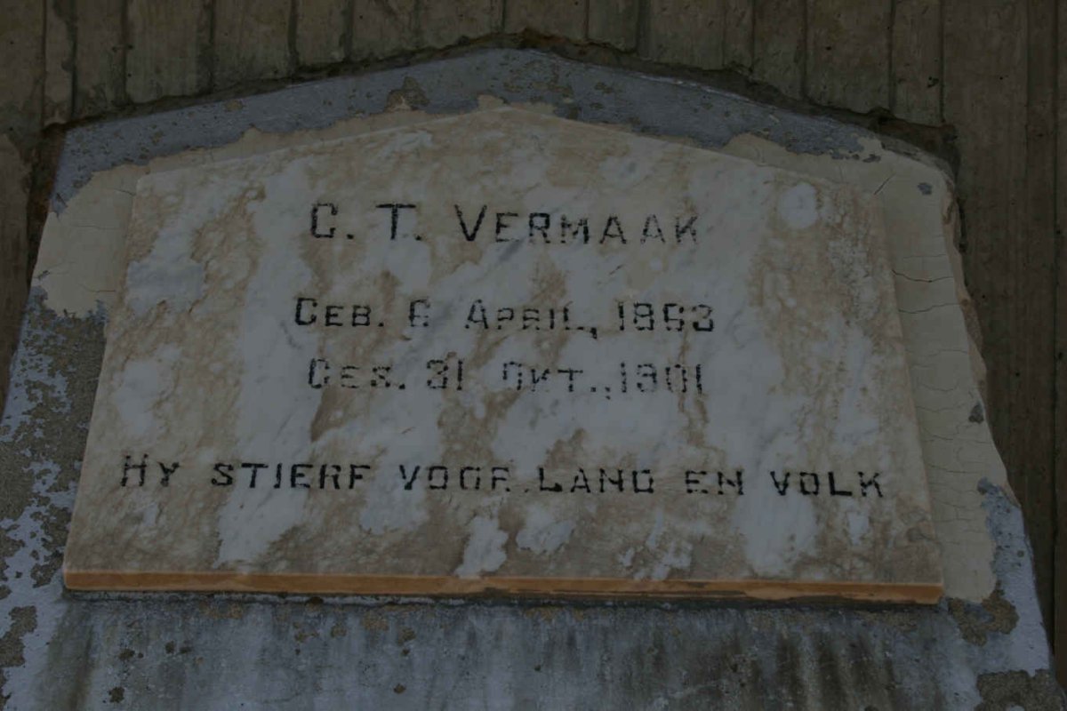 VERMAAK C.T. 1853-1901