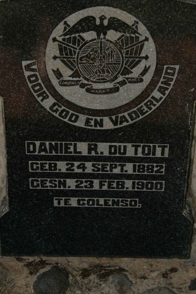 TOIT Daniel R., du 1882-1900