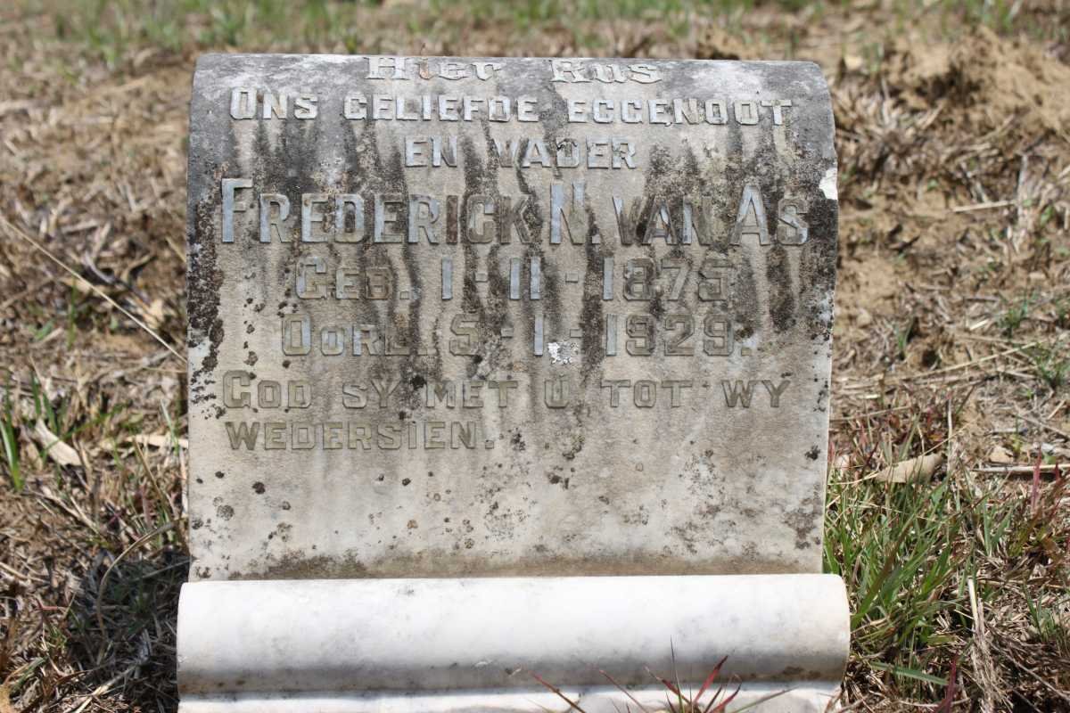 AS Frederick N., van 1875-1929