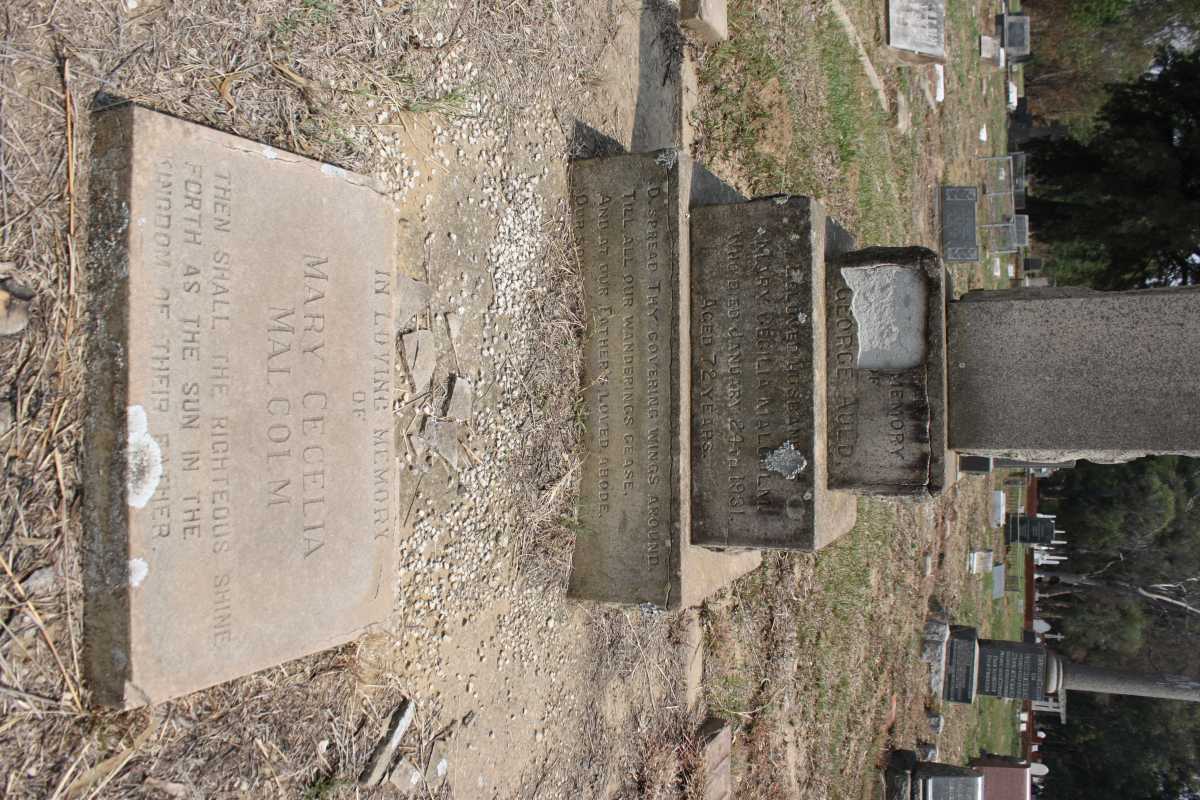 AULD George -1931 &amp; Mary Cecelia MALCOLM