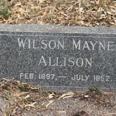 ALLISON Wilson Mayne 1897-1952