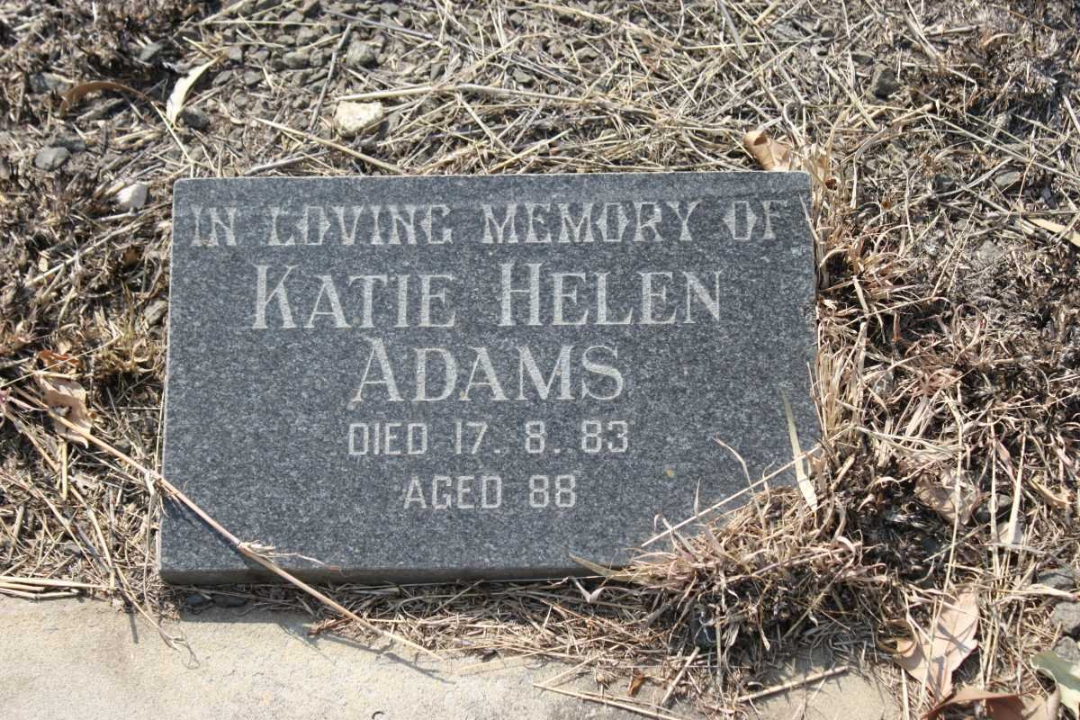 ADAMS Katie Helen -1983