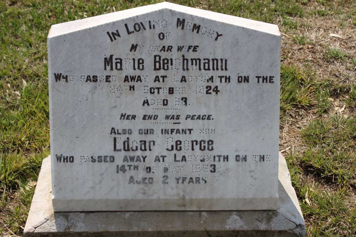BEICHMANN Marie -1924 :: BEICHMANN Edgar George -1893