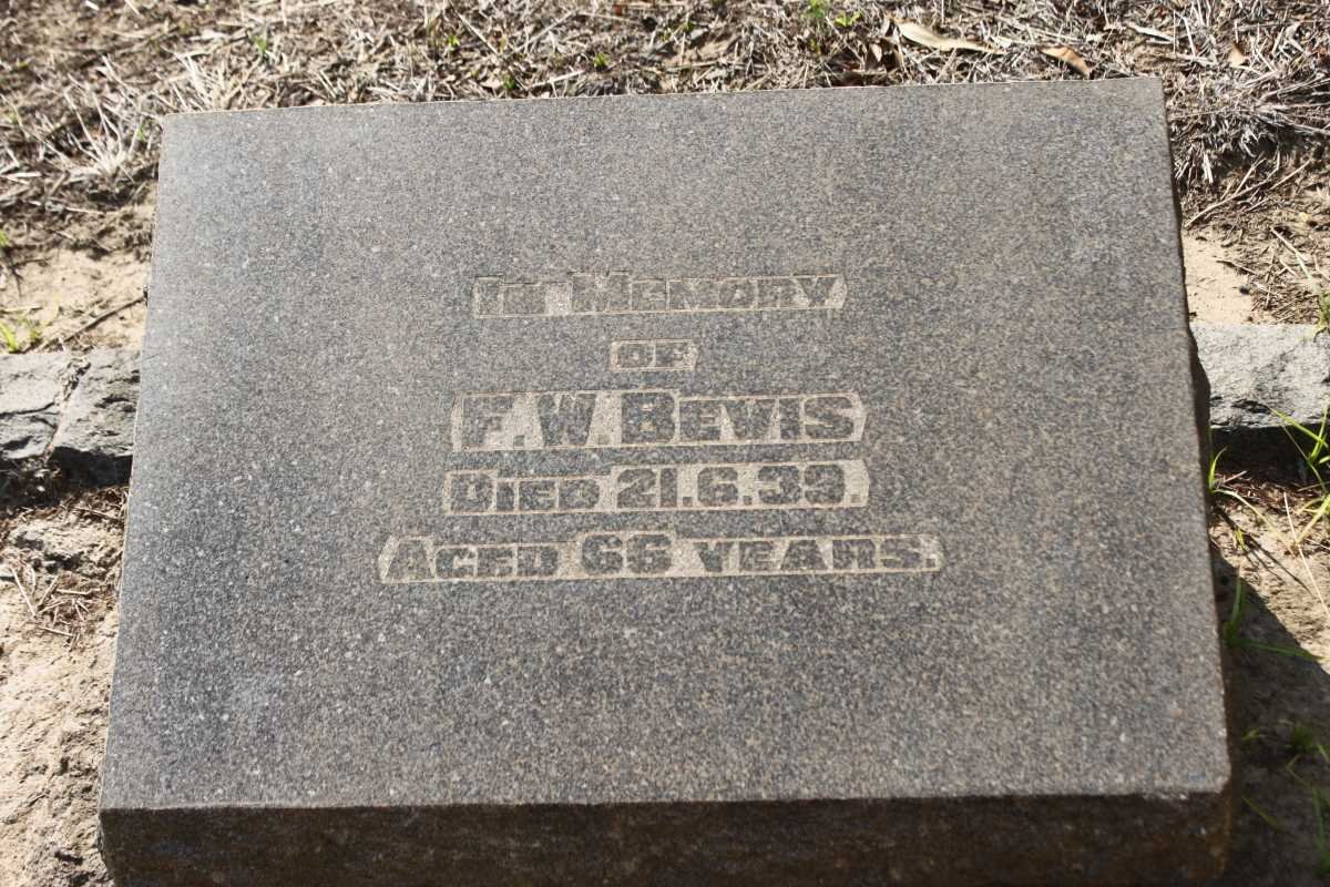 BEVIS F.W. -1939