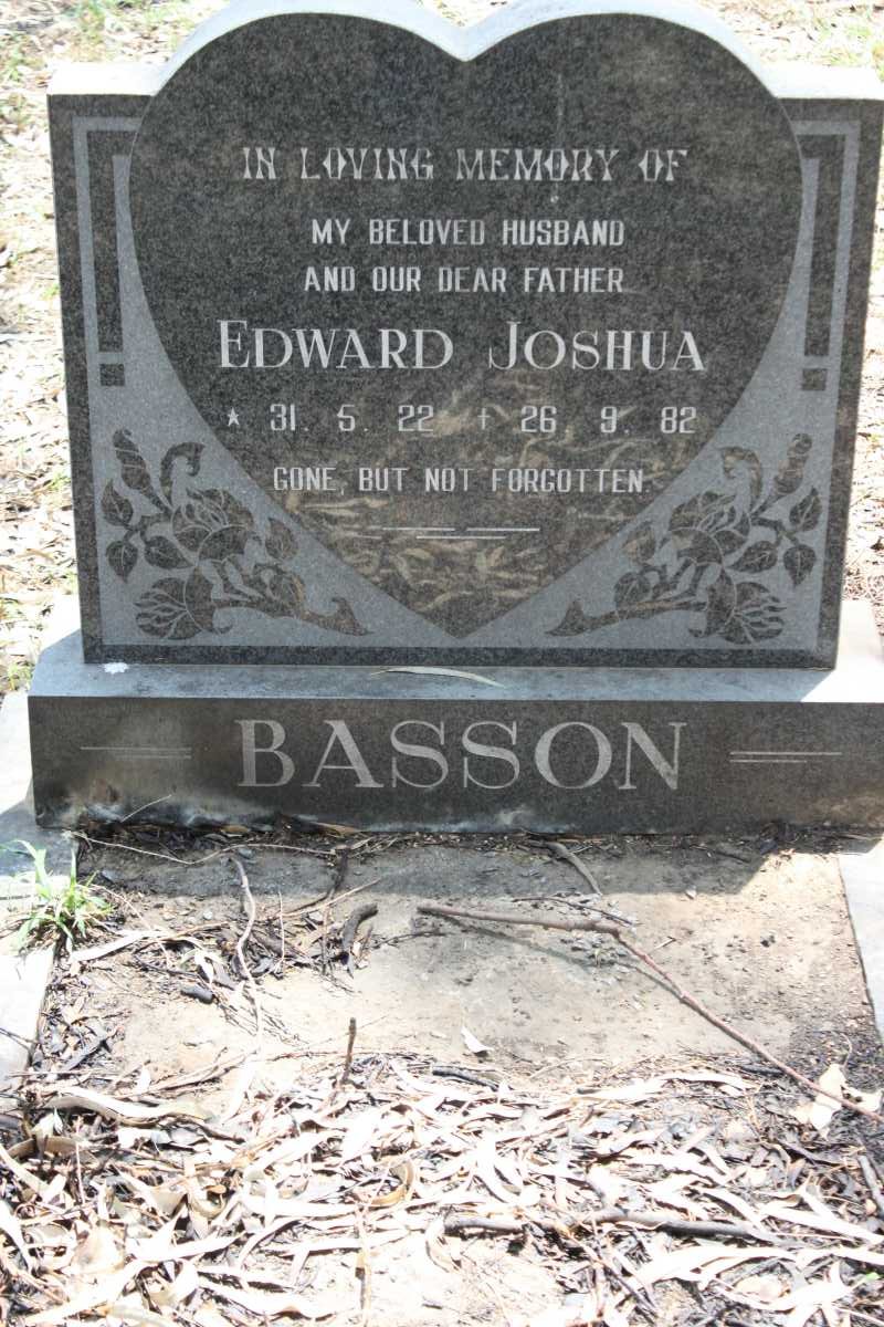 BASSON Edward Joshua 1922-1982