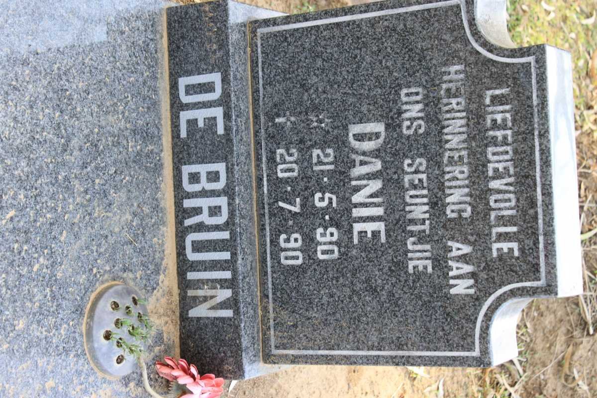 BRUIN Danie de, 1990-1990