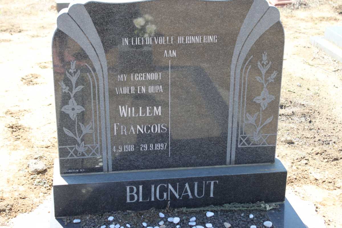 BLIGNAUT Willem Francois 1918-1997