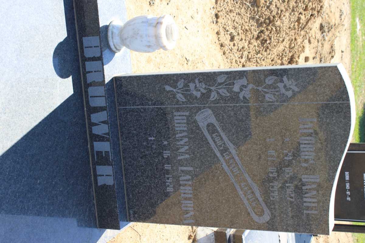 BRUWER Jacobus Daniel 1927-1995 &amp; Johanna Catherina 1928-