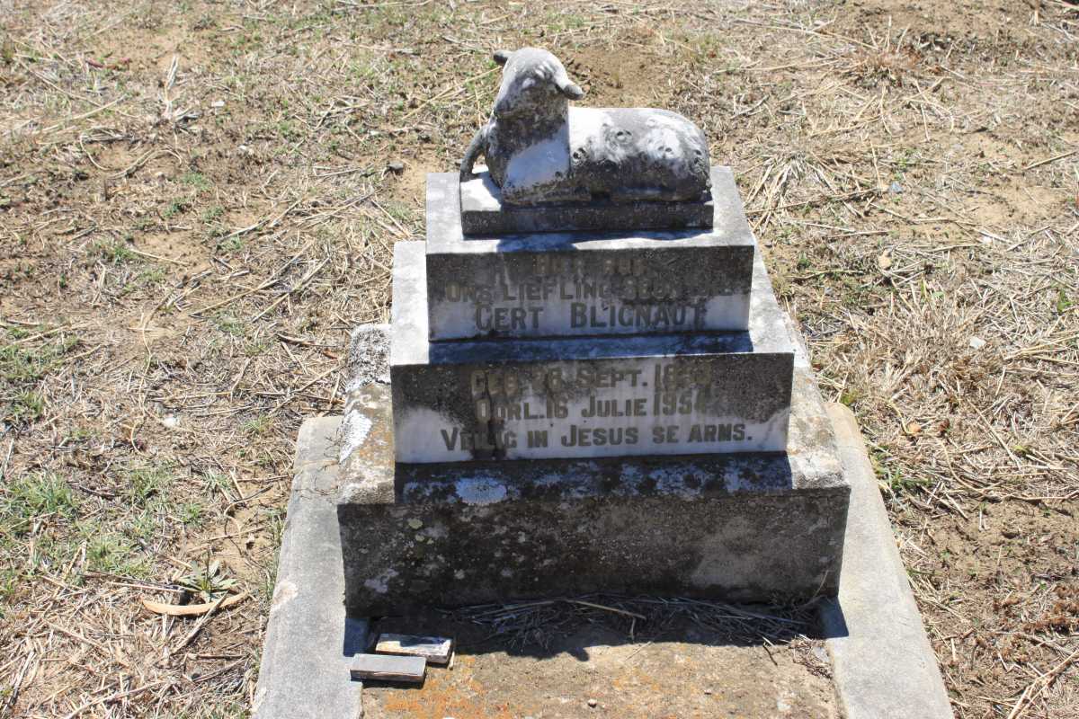 BLIGNAUT Gert 1953-1954