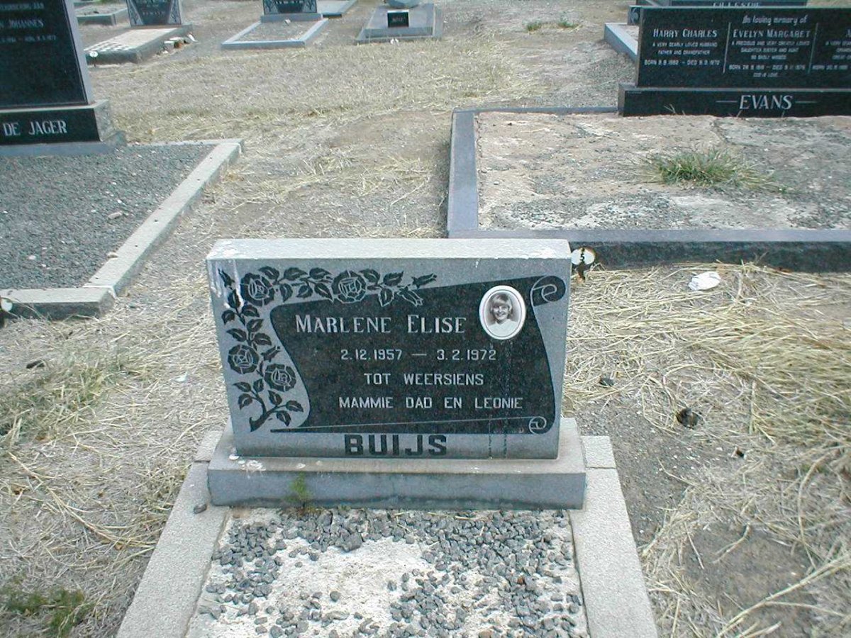 BUIJS Marlene Elise 1957-1972