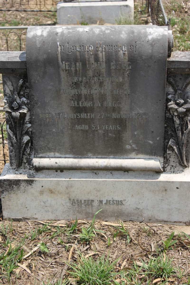 BEGG Jean Lind -1929