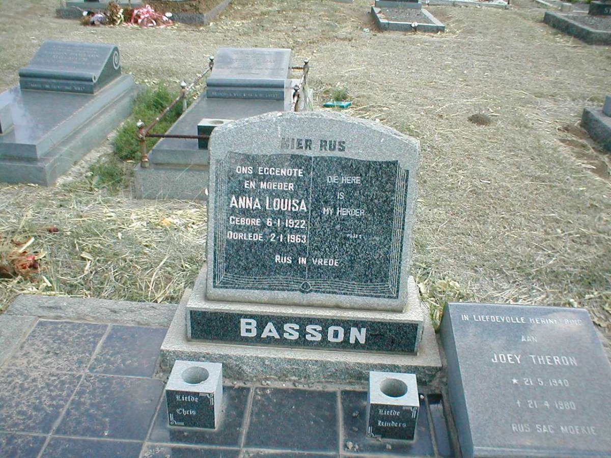 BASSON Anna Louisa 1922-1963