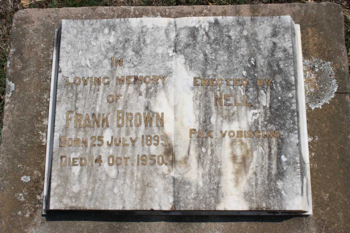 BROWN Frank 1895-1950