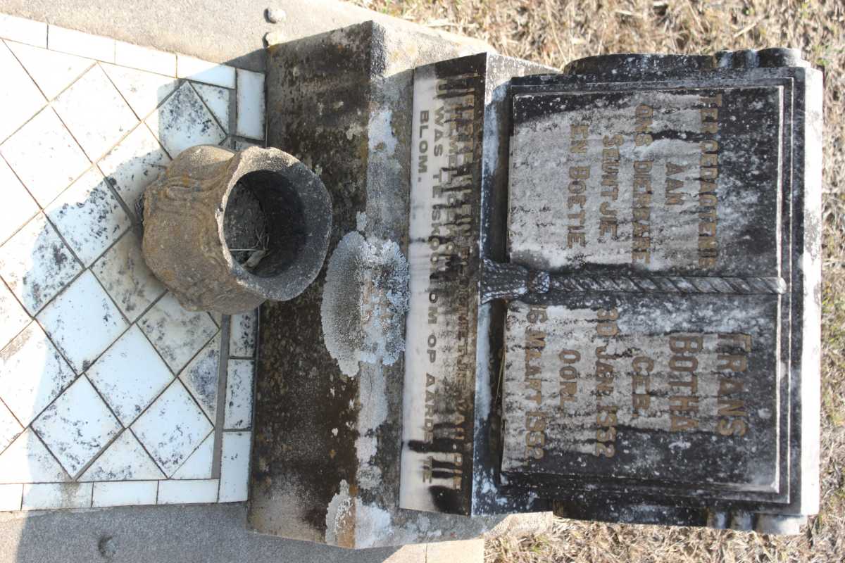 BOTHA Frans 1952-1952