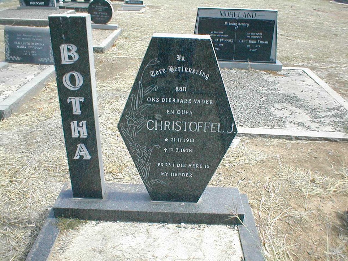 BOTHA Christoffel J. 1913-1978