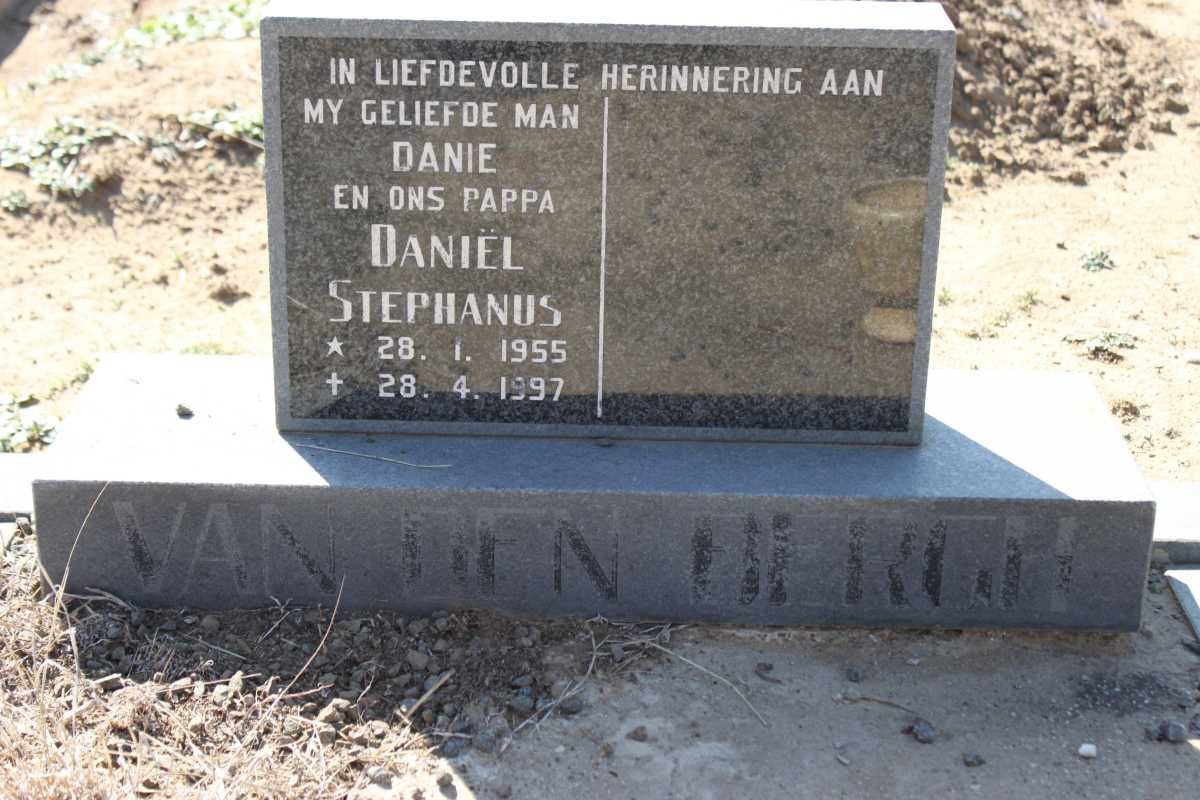 BERGH Daniel Stephanus, van den 1955-1997