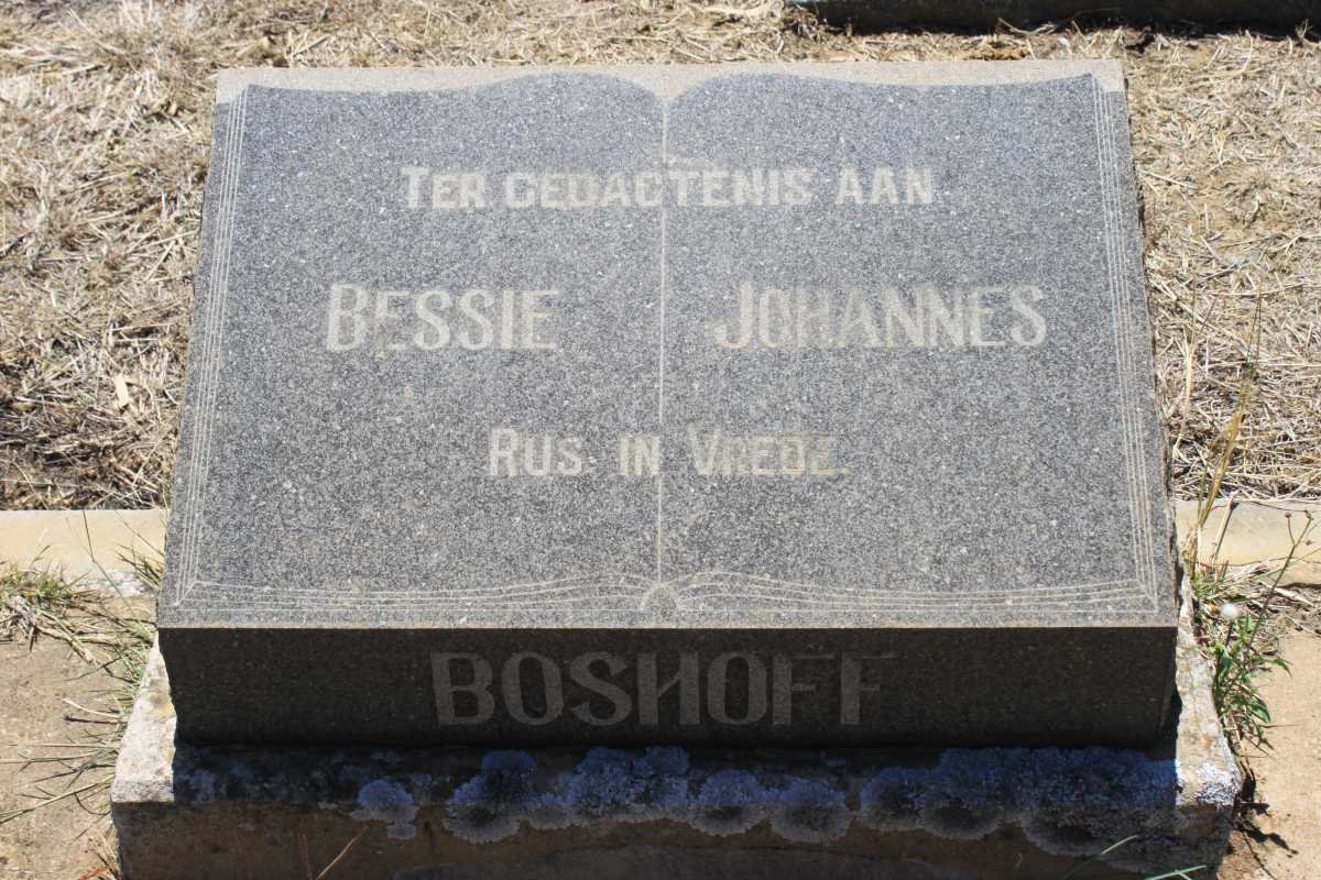 BOSHOFF Johannes &amp; Bessie