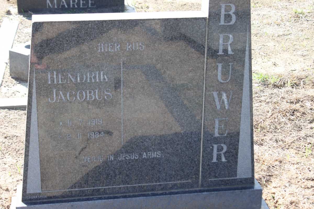 BRUWER Hendrik Jacobus 1919-1984