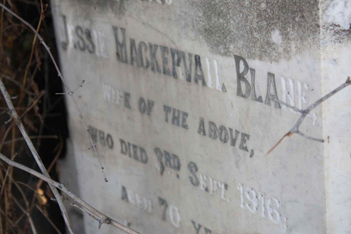 BLANE William, MACKERVAIL -1913 &amp; Jessie -1916