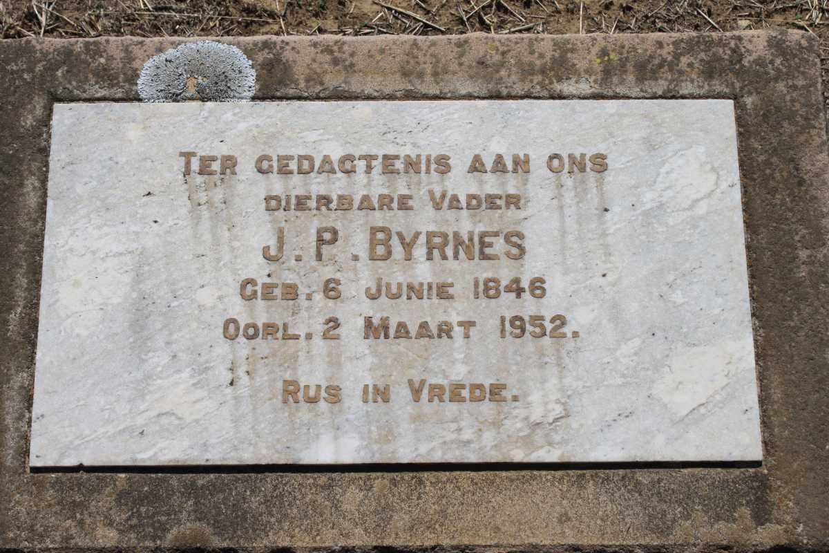 BYRNES J.P. 1846-1952