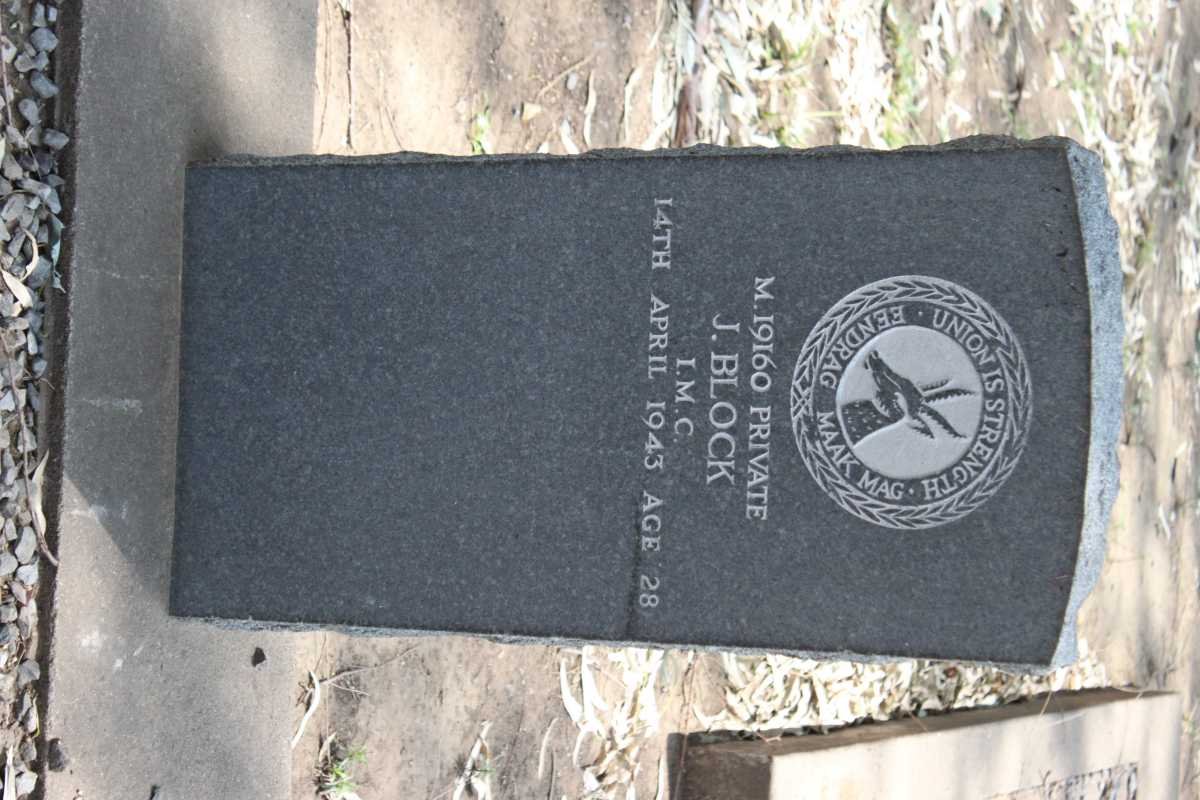 BLOCK J. -1943