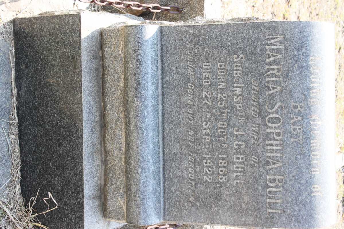 BULL Maria Sophia 1868-1922