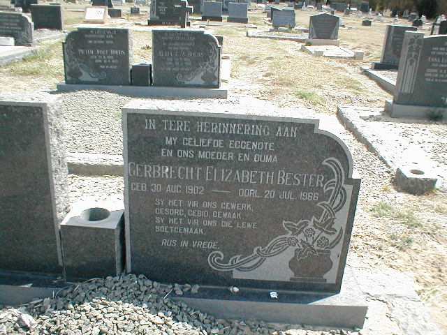 BESTER Gerbrecht Elizabeth 1902-1966