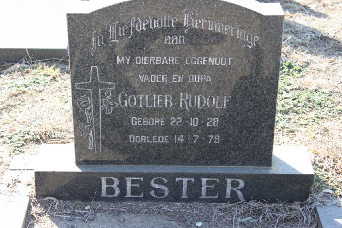 BESTER Gotlieb Rudolf 1928-1979