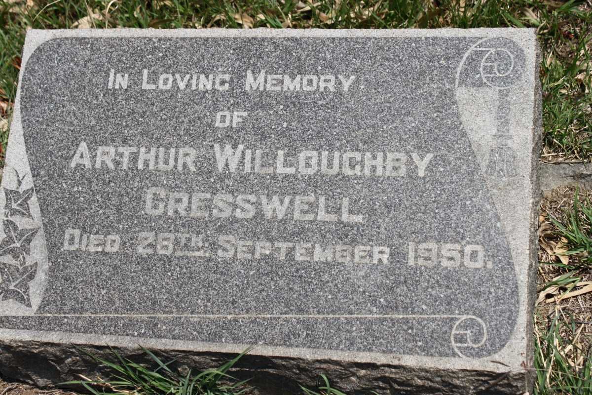 CRESSWELL Arthur Willoughby -1950
