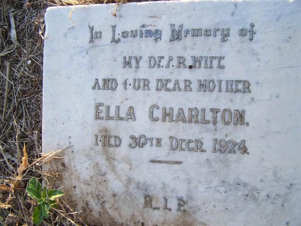 CHARLTON Ella -1924