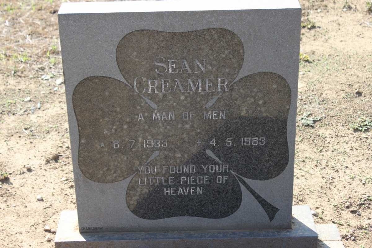 CREAMER Sean 1933-1983