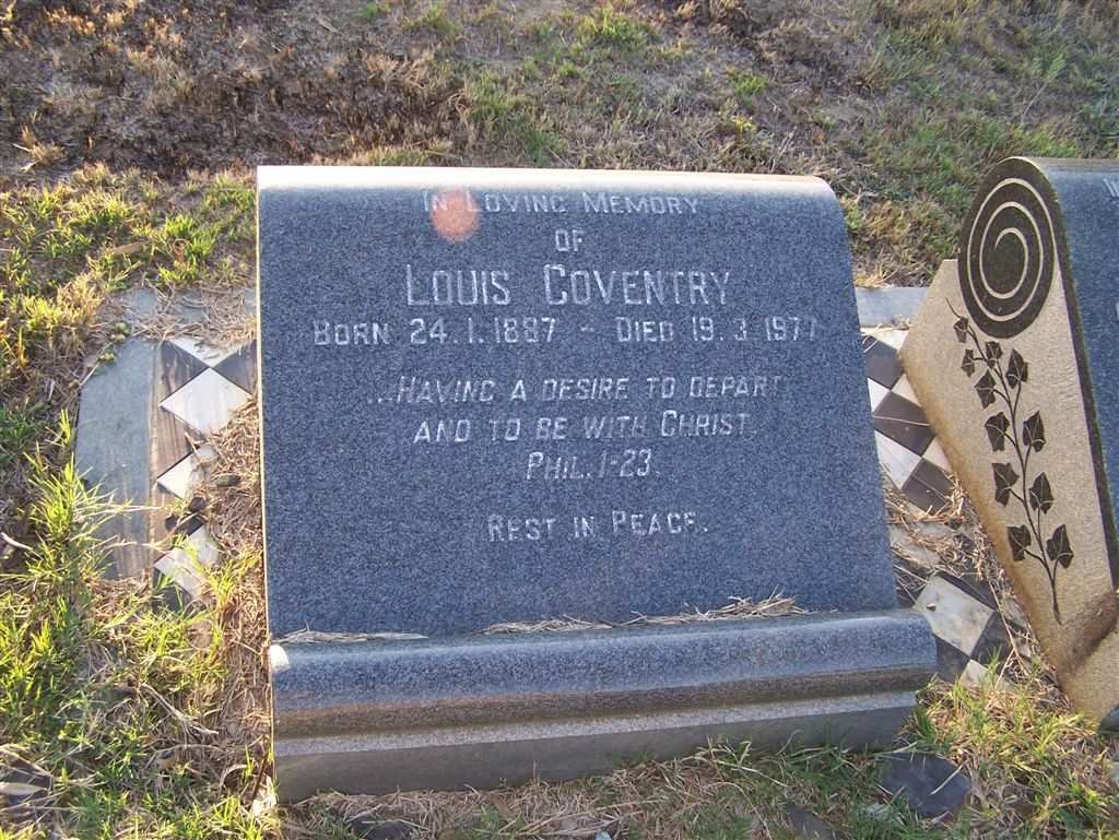 COVENTRY Louis 1887-1977