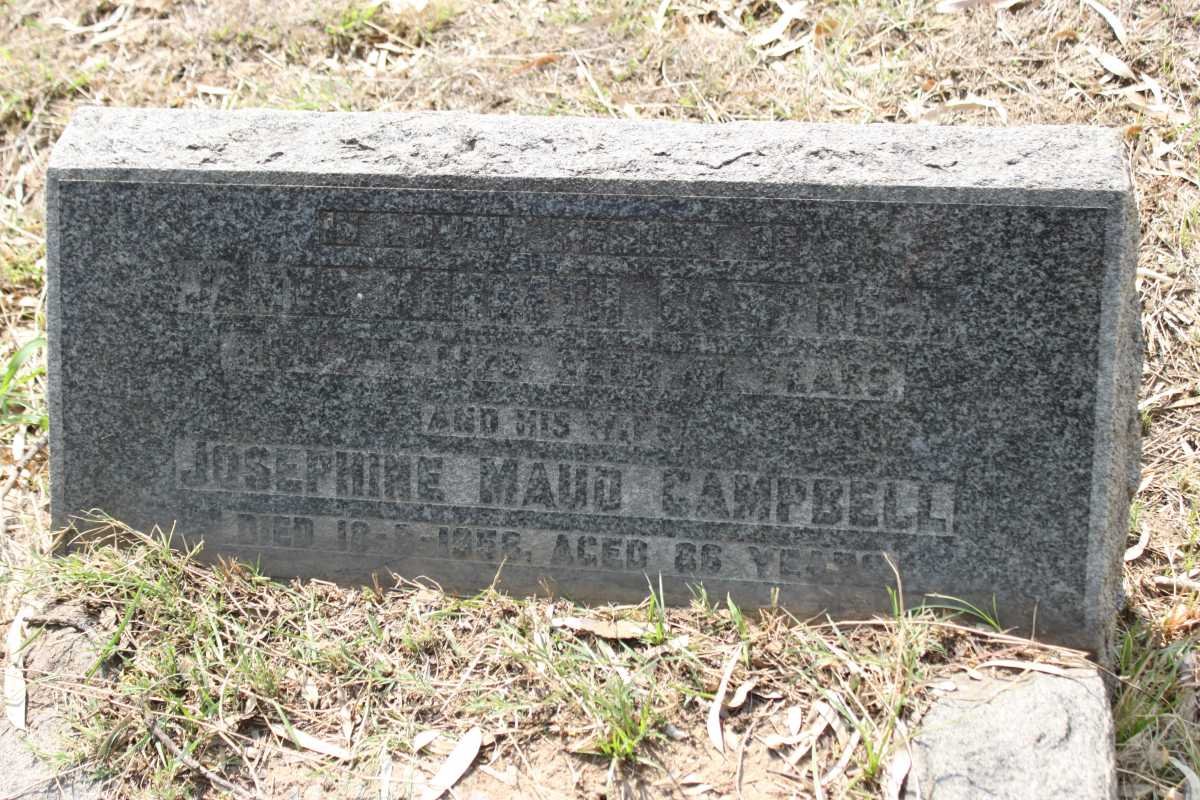 CAMPBELL ? &amp; Josephine Maud -1958