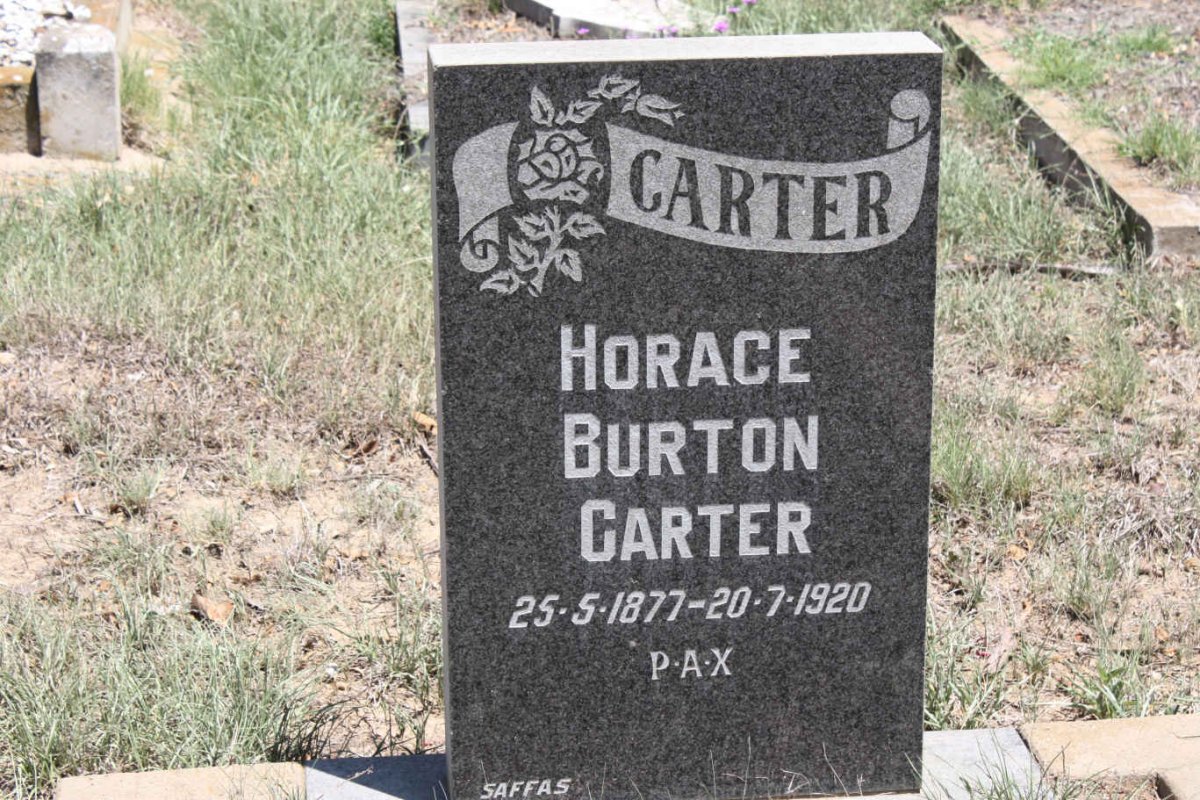 CARTER Horace Burton 1877-1920