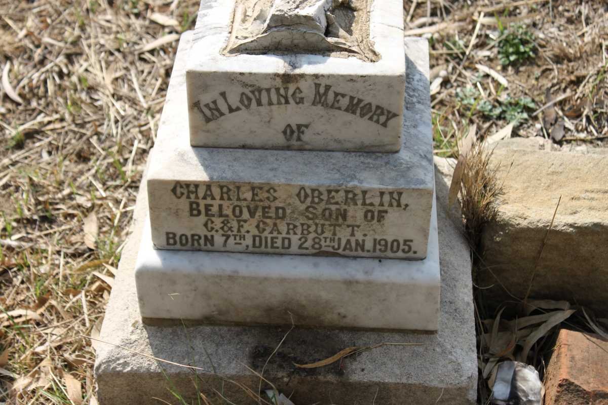 CARBUTT Charles Oberlin 1905-1905