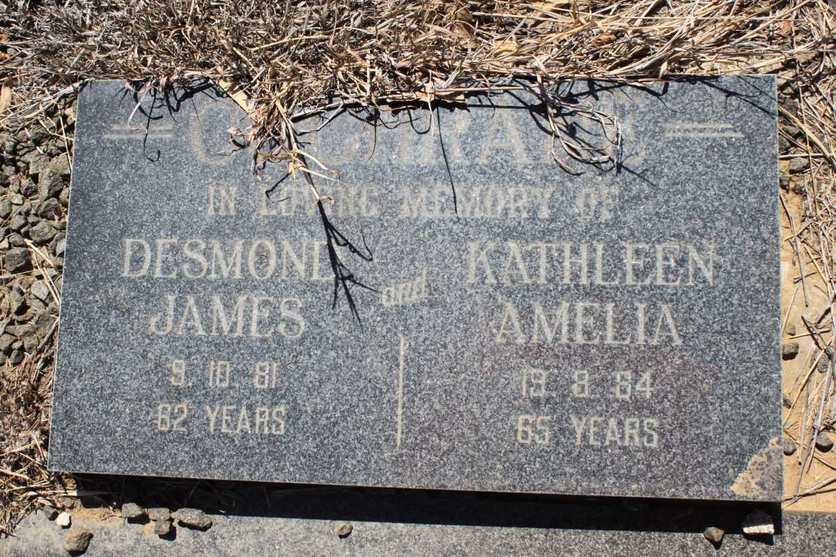 COCHRANE Desmond James -1981 &amp; Kathleen Amelia -1984
