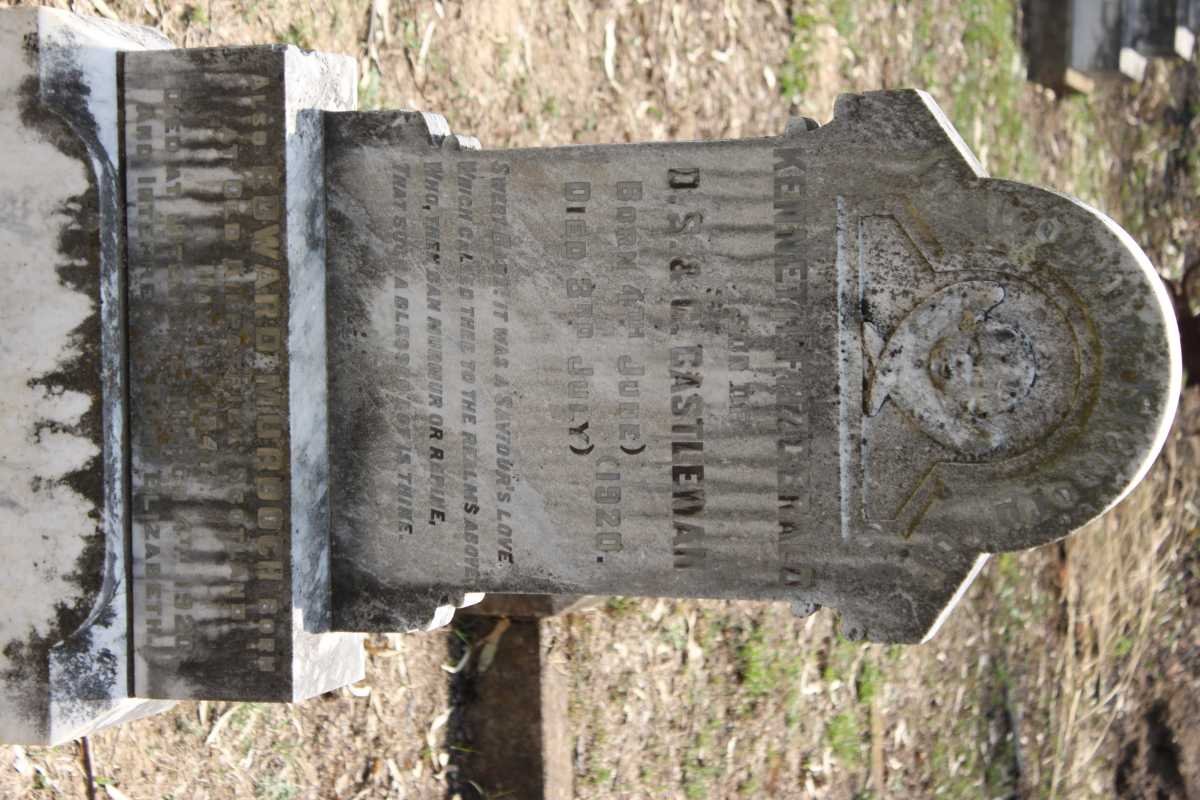 CASTLEMAN Kenneth Fitzgerald 1920-1920 :: MURDOCH Edward 184?-1920