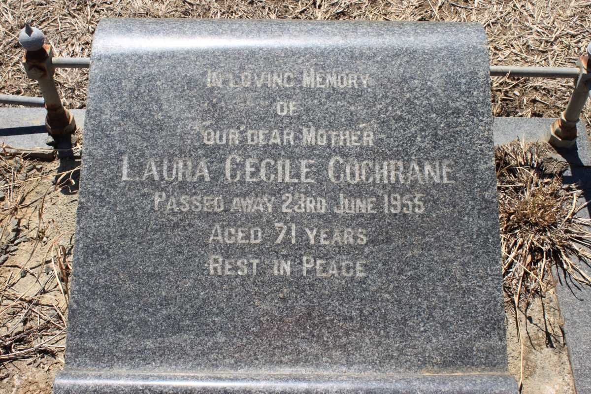COCHRANE Laura Cecile -1955