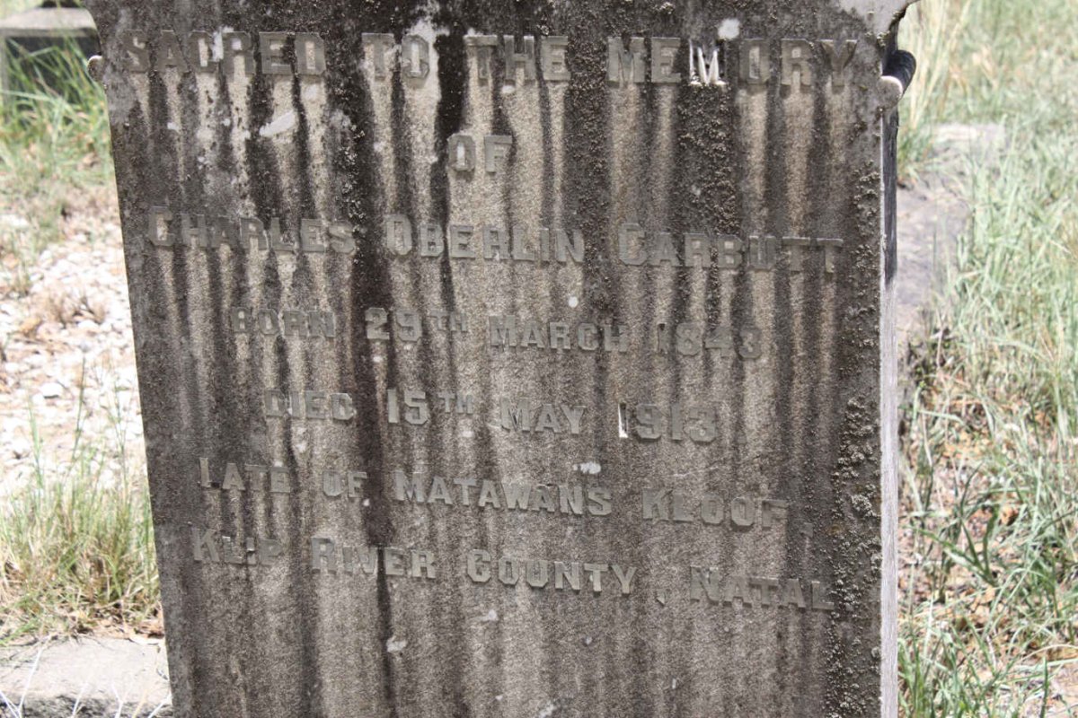CARBUTT Charles Oberlin 1843-1913