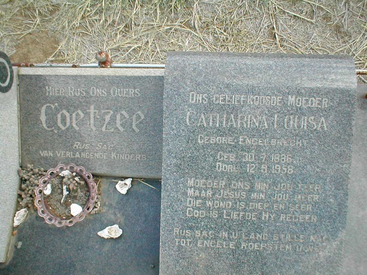 COETZEE Catharina Louisa geb. ENGELBRECHT 1886-1958
