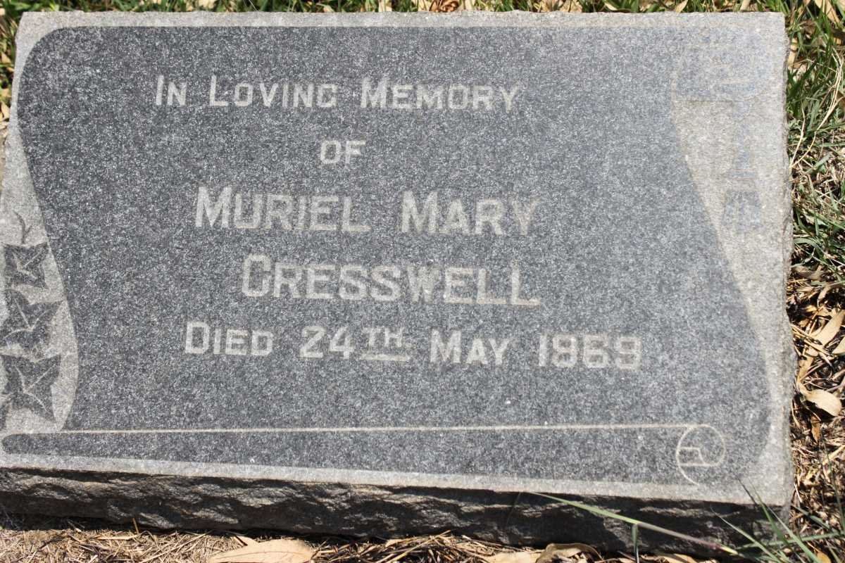 CRESSWELL Muriel Mary -1969