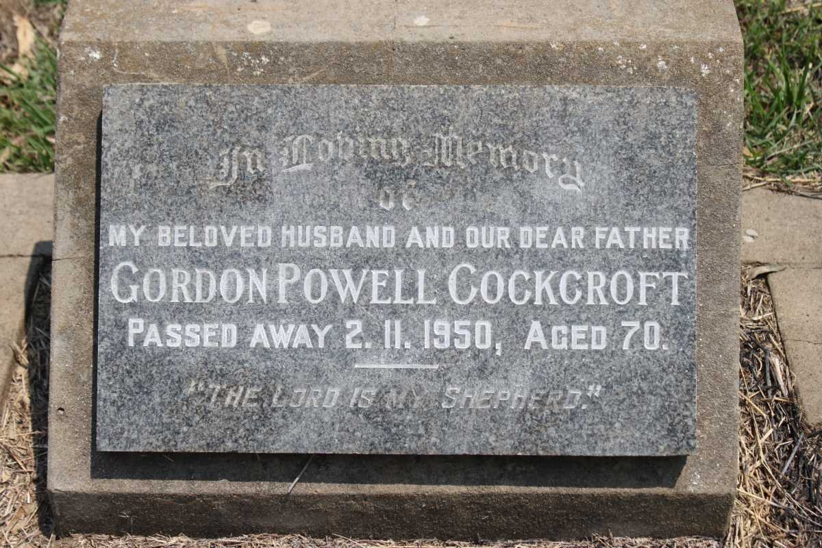 COCKCROFT Gordon Powell -1950 
