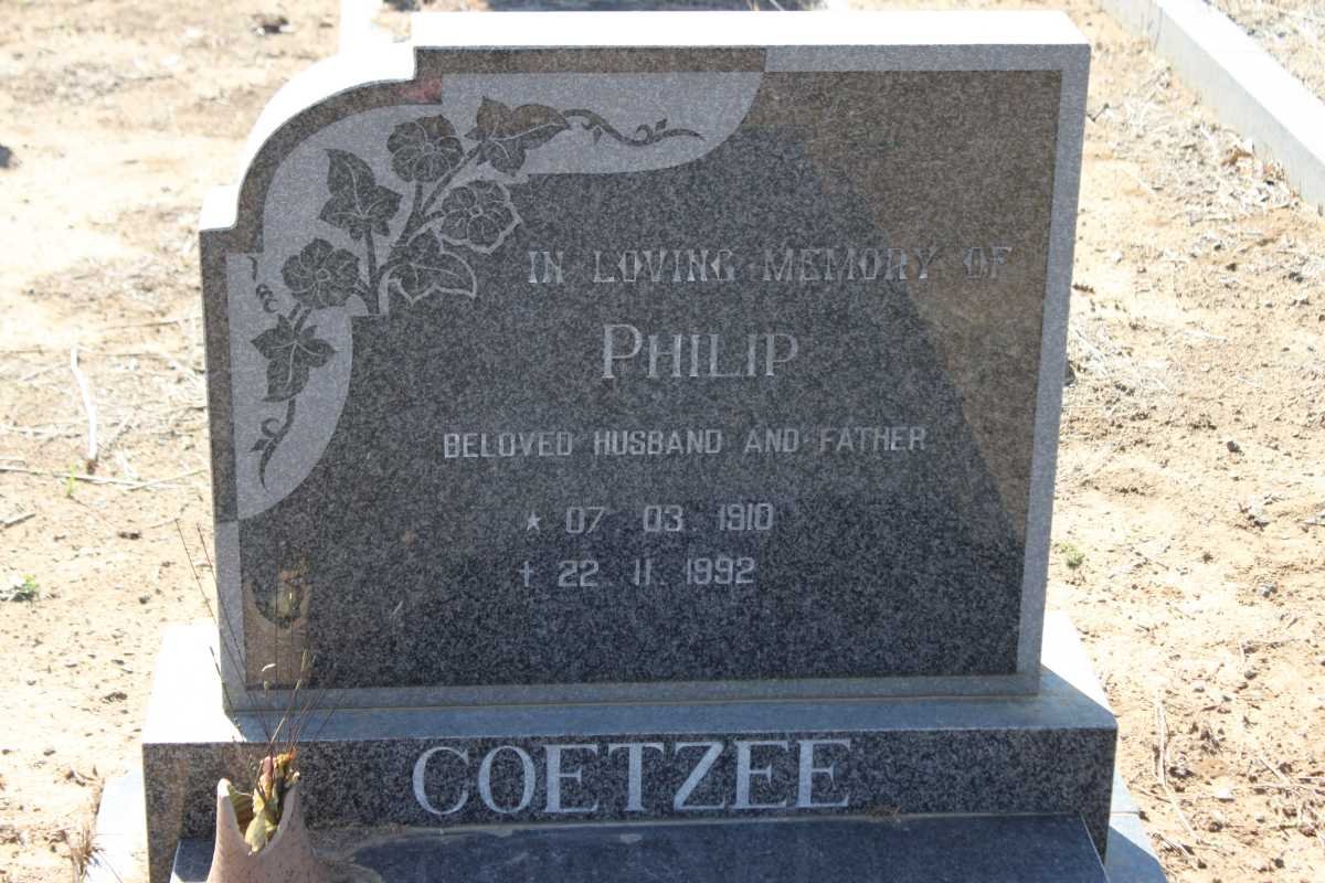 COETZEE Philip 1910-1992