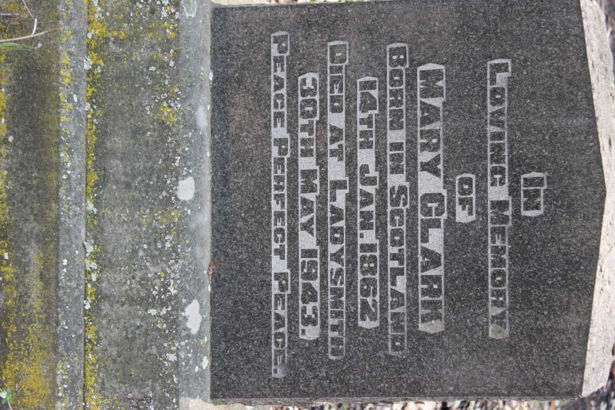CLARK Mary 1862-1943