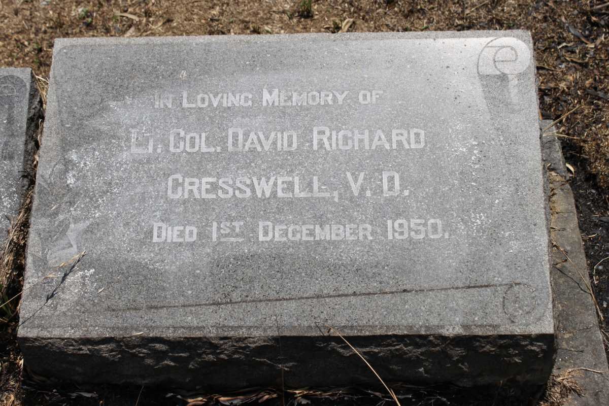 CRESSWELL David Richard  -1950