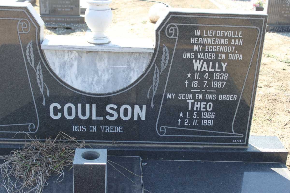 COULSON Wally 1938-1987 :: COULSON Theo 1966-1991